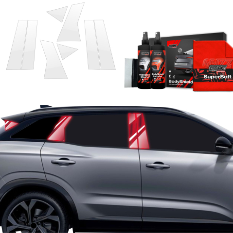 Bodyshield - Folie de protecție 8în1 pentru coloana B-C - Renault Austral (2022-2026)