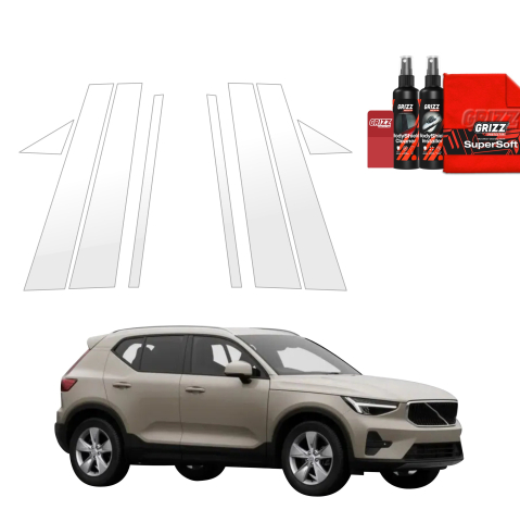 Bodyshield - Folie de protecție 8în1 pentru coloana B-C - Volvo XC40 (2022-2026)