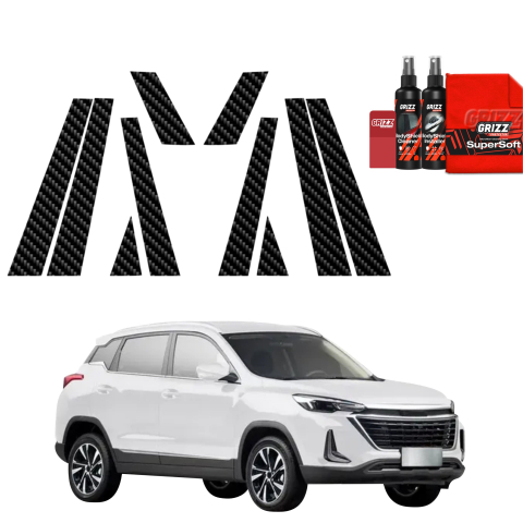 Bodyshield - Folie de protecție din carbon 10în1 pentru coloana B-C - BAIC BEIJING 3 (2023-2026)