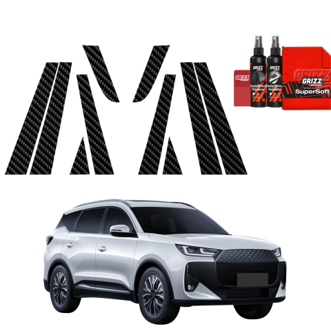 Bodyshield - Folie de protecție din carbon 10în1 pentru coloana B-C - Chery Tiggo 7 (2025-2026)