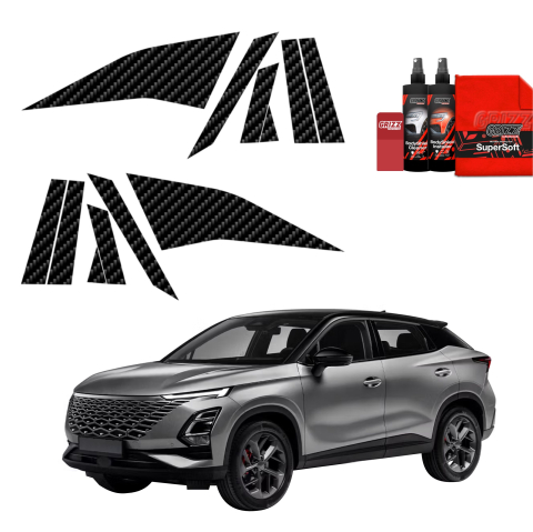 Bodyshield - Folie de protecție din carbon 12în1 pentru coloana A-B-C - OMODA 5 Facelift (2024-2026)