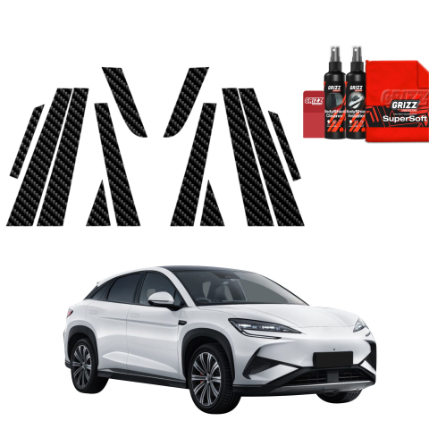 Bodyshield - Folie de protecție din carbon 12în1 pentru coloana B-C - BYD Sealion 7 (2025-2026)