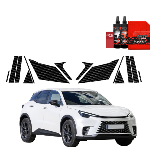 Bodyshield - Folie de protecție din carbon 14în1 pentru coloana B-C - Lexus LBX (2023-2026)