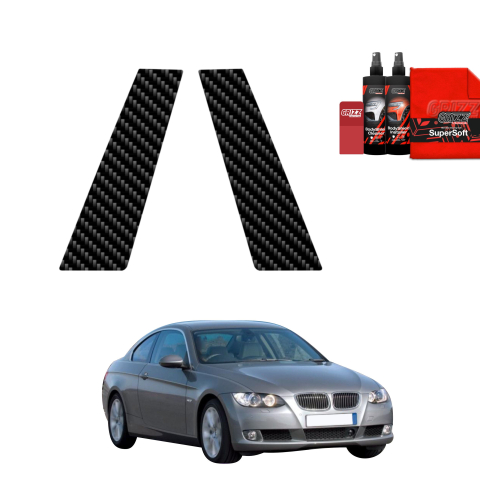Bodyshield - Folie de protecție din carbon 2în1 pentru coloana B - BMW 3 E92 Coupe Pre-LCI (2006-2010)