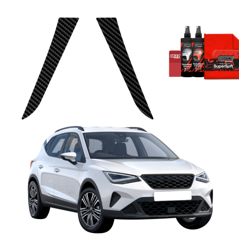 Bodyshield - Folie de protecție din carbon 2în1 pentru coloana C - Seat Arona (2021-2026)