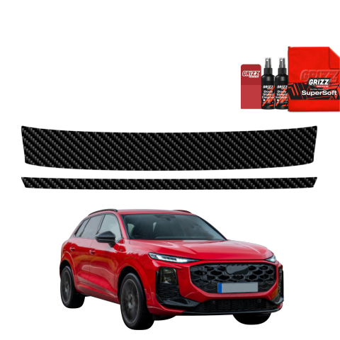 Folie de protecție din carbon 2în1 pentru pragul portbagajului - Audi Q3 (2025-2026)
