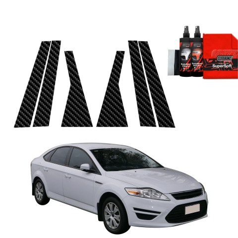 Bodyshield - Folie de protecție din carbon 6în1 pentru coloana B-C - Ford Mondeo Mk4 (2010-2014)