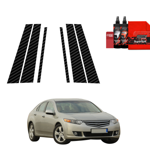Bodyshield - Folie de protecție din carbon 6în1 pentru coloana B-C - Honda Accord Sedan 5D (2021-2026)