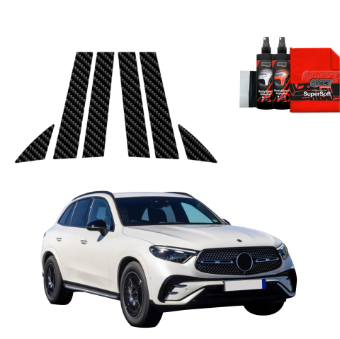 Bodyshield - Folie de protecție din carbon 6în1 pentru coloana B-C - Mercedes-Benz GLC C254 (2023-2026)
