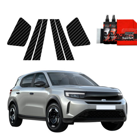 Bodyshield - Folie de protecție din carbon 6în1 pentru coloana B-C - Opel Frontera (2024-2026)