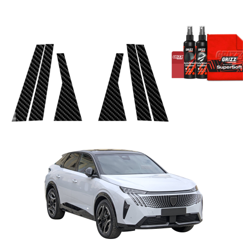 Bodyshield - Folie de protecție din carbon 6în1 pentru coloana B-C - Peugeot 3008 (2024-2026)