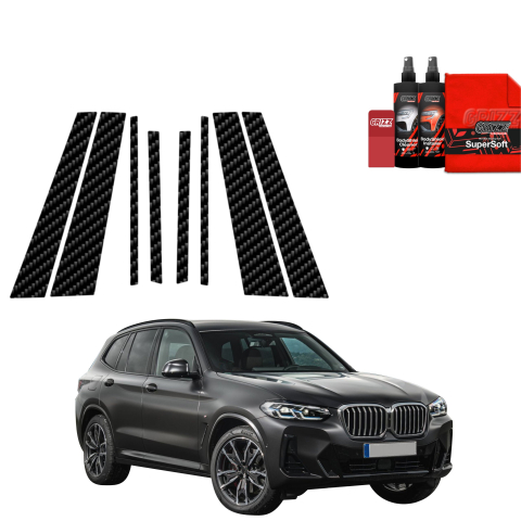 Bodyshield - Folie de protecție din carbon 8în1 pentru coloana B-C - BMW X3 (2021-2024)