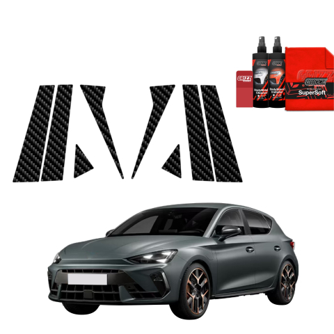 Bodyshield - Folie de protecție din carbon 8în1 pentru coloana B-C - Cupra Leon Sportstourer (2024-2026)