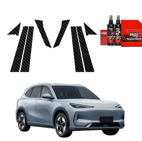 Bodyshield - Folie de protecție din carbon 8în1 pentru coloana B-C - Geely EX5 (2025-2026)