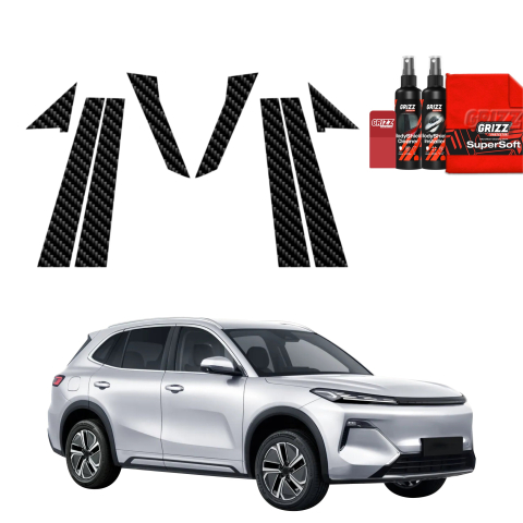 Bodyshield - Folie de protecție din carbon 8în1 pentru coloana B-C - Geely Starray EM-i (2025-2026)