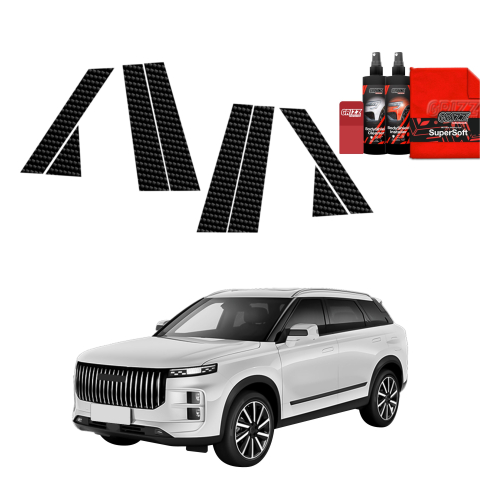Bodyshield - Folie de protecție din carbon 8în1 pentru coloana B-C - Jaecoo J7 (2024-2026)