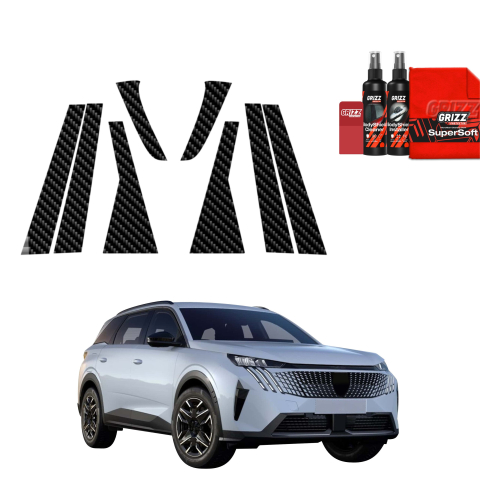 Bodyshield - Folie de protecție din carbon 8în1 pentru coloana B-C - Peugeot 5008 (2025-2026)