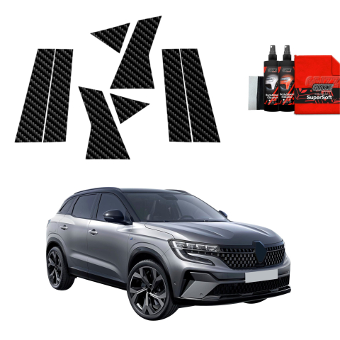 Bodyshield - Folie de protecție din carbon 8în1 pentru coloana B-C - Renault Austral (2022-2026)