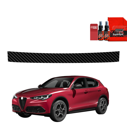 Folie de protecție din carbon pentru prag de încărcare - Alfa Romeo Stelvio (2023-2026)