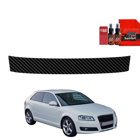 Folie de protecție din carbon pentru pragul portbagajului - Audi A3 8P Hatchback 3D (2003-2008)