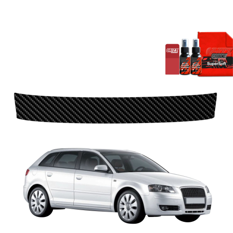 Folie de protecție din carbon pentru pragul portbagajului - Audi A3 8P Hatchback 5D (2008-2012)