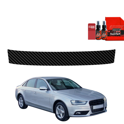 Folie de protecție din carbon pentru pragul portbagajului - Audi A4 B8 Sedan Facelifting (2011-2015)