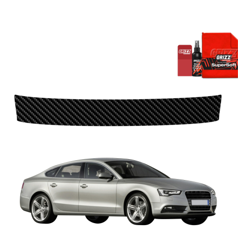 Folie interior - Folie de protecție din carbon pentru pragul portbagajului - Audi A5 8T SUV 5D (2007-2016)