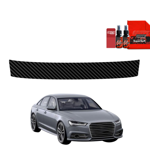Folie de protecție din carbon pentru pragul portbagajului - Audi A6 C7 Sedan (2011-2014)