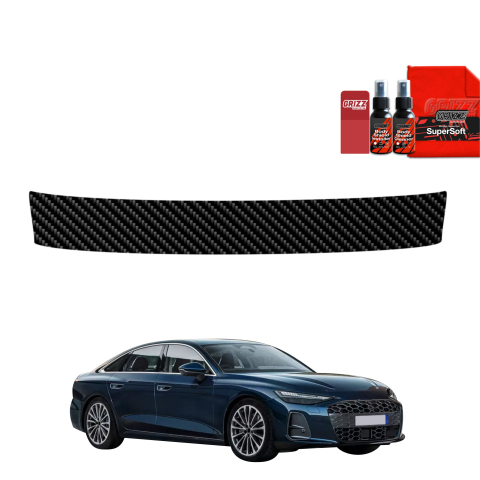 Folie de protecție din carbon pentru pragul portbagajului - Audi A6 Limuzină (2025-2026)