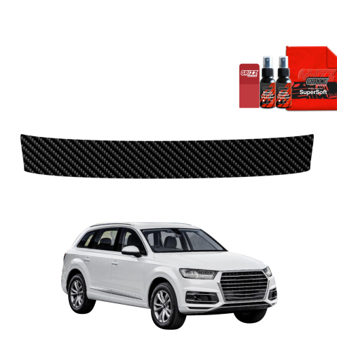 Folie de protecție din carbon pentru pragul portbagajului - Audi Q7 (2015-2019)