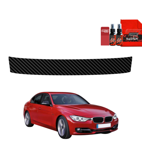Folie de protecție din carbon pentru pragul portbagajului - BMW 3 F30 Sedan Pre-LCI (2011-2015)
