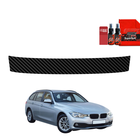 Folie de protecție din carbon pentru pragul portbagajului - BMW 3 F31 Kombi LCI (2015-2018)