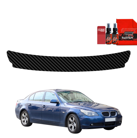 Folie de protecție din carbon pentru pragul portbagajului - BMW 5 E60 Sedan PreLCI (2003-2007)