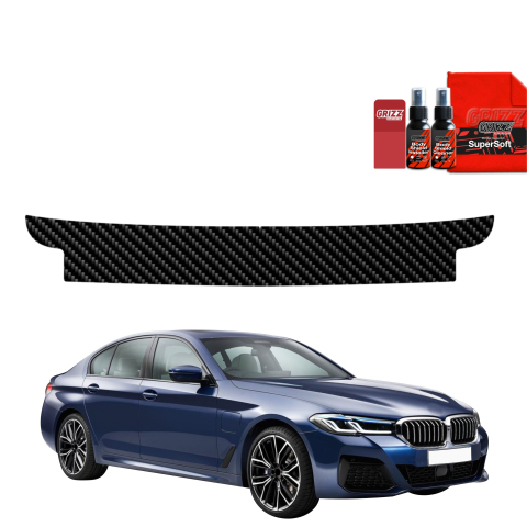 Folie de protecție din carbon pentru pragul portbagajului - BMW 5 G30 Sedan (2023- 2025)