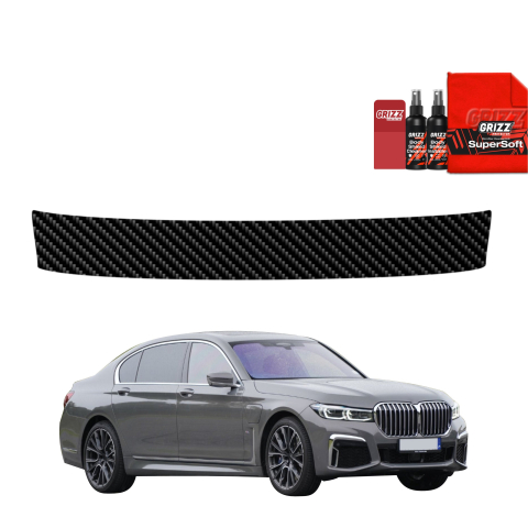 Folie de protecție din carbon pentru pragul portbagajului - BMW 7 G12 (2015-2022)