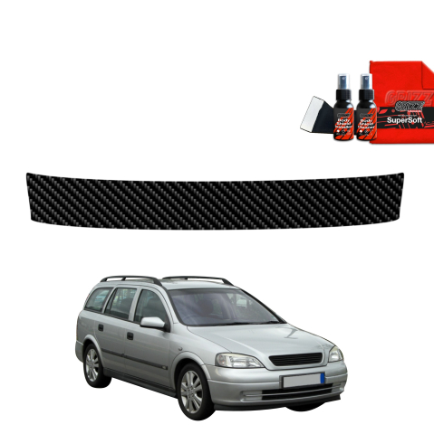 Folie de protecție din carbon pentru pragul portbagajului - Opel Astra G Combi (1998-2009)