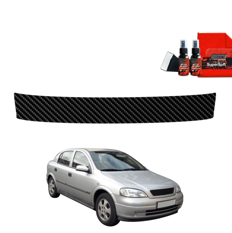 Folie de protecție din carbon pentru pragul portbagajului - Opel Astra G Hatchback 5D (1998-2009)