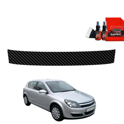 Folie de protecție din carbon pentru pragul portbagajului - Opel Astra H Hatchback 5D (2004-2014)