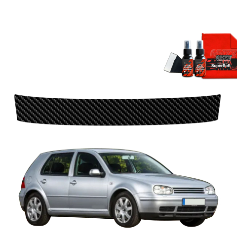 Folie de protecție din carbon pentru pragul portbagajului - Volkswagen Golf 4 Hatchback 5D (1997-2003)