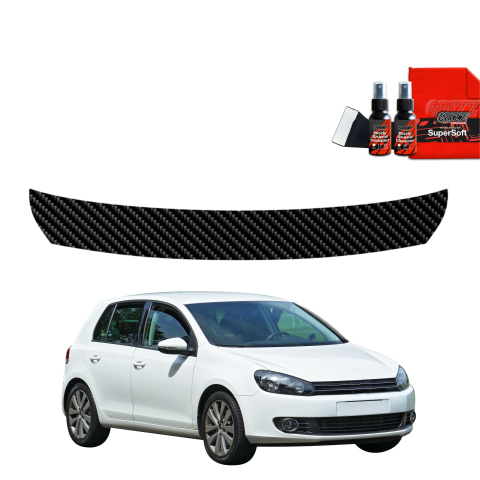 Folie de protecție din carbon pentru pragul portbagajului - Volkswagen Golf 6 Hatchback 5D (2008-2013)