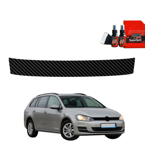 Folie de protecție din carbon pentru pragul portbagajului - Volkswagen Golf 7 Variant (2013-2020)