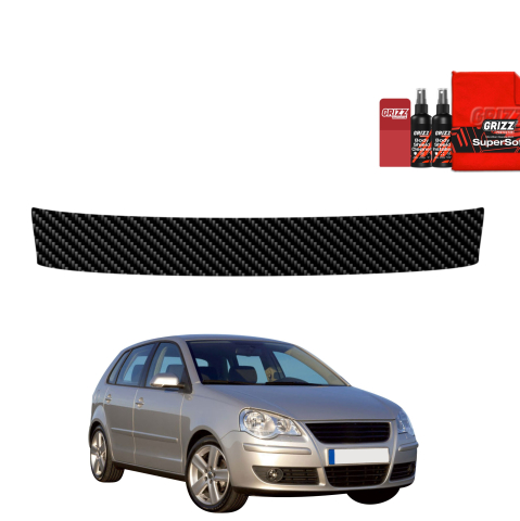 Folie interior - Folie de protecție din carbon pentru pragul portbagajului - Volkswagen Polo Hatchback 5U (2001-2009)