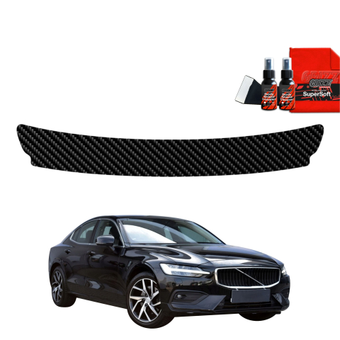 Folie de protecție din carbon pentru pragul portbagajului - Volvo S60 3 Sedan 4D (2019-2024)