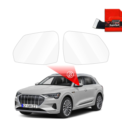 Folie Oglinzi - Folie de protecție împotriva ploii pentru oglinzi exterioare - Audi Q7 e-tron (2019-2026)