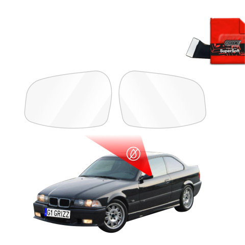 Folie Oglinzi - Folie de protecție împotriva ploii pentru oglinzi exterioare - BMW 3 E36 Coupe (1991-1999)