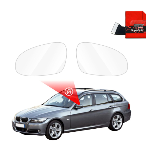 Folie Oglinzi - Folie de protecție împotriva ploii pentru oglinzi exterioare - BMW 3 E91 Kombi Pre-LCI (2004-2008)