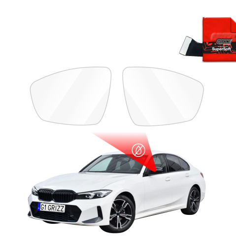 Folie Oglinzi - Folie de protecție împotriva ploii pentru oglinzi exterioare - BMW 3 G20 Sedan (2022-2026)