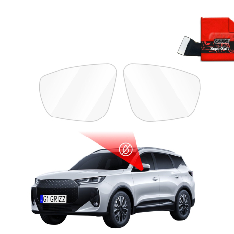 Folie Oglinzi - Folie de protecție împotriva ploii pentru oglinzi exterioare - Chery Tiggo 7 (2025-2026)