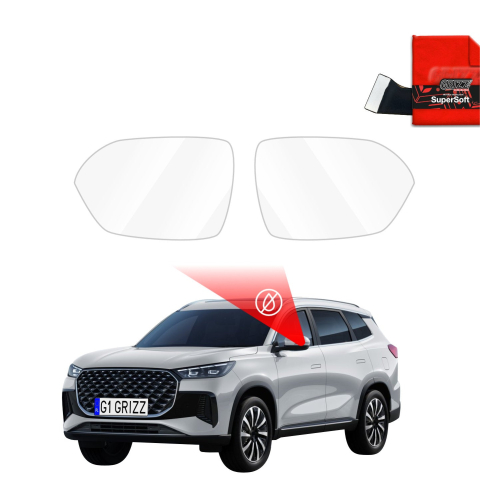 Folie Oglinzi - Folie de protecție împotriva ploii pentru oglinzi exterioare - Chery Tiggo 8 (2025-2026)