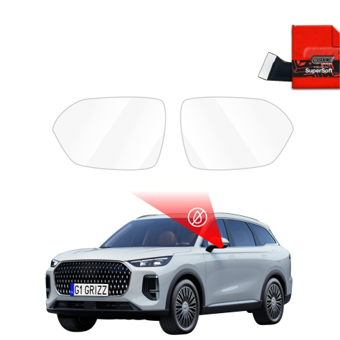 Folie Oglinzi - Folie de protecție împotriva ploii pentru oglinzi exterioare - Chery Tiggo 9 (2025-2026)